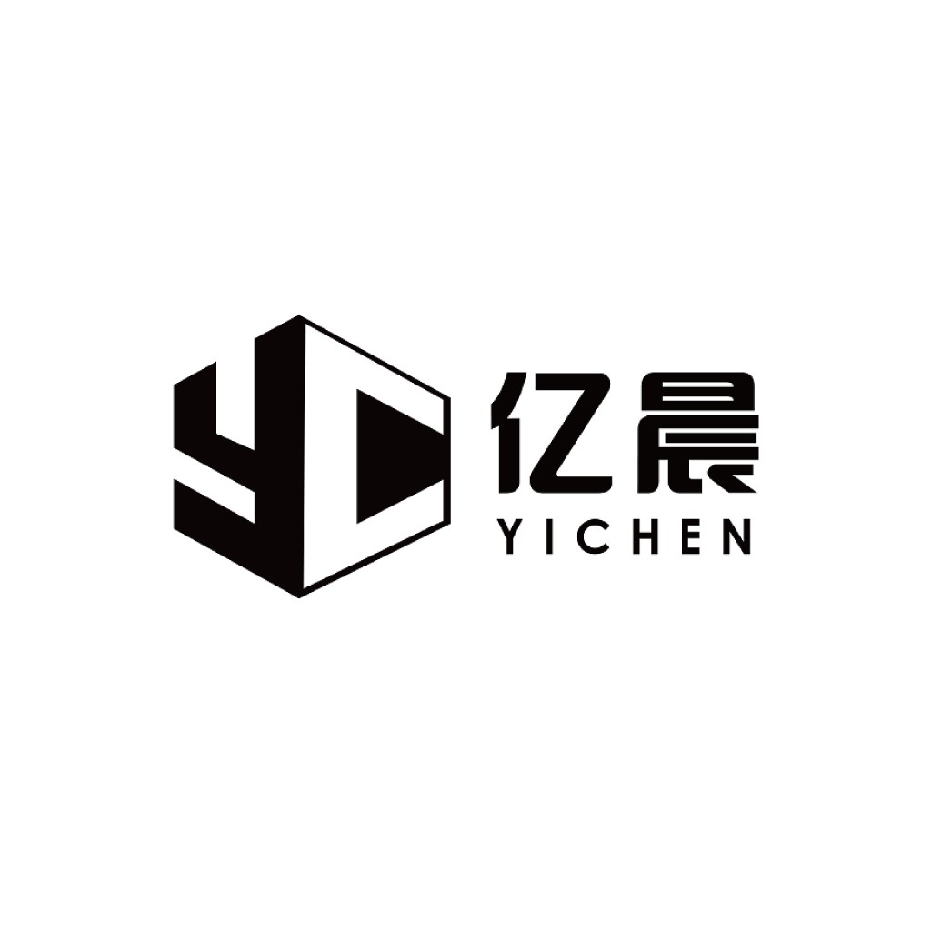 现代简约风格的YICHEN品牌logo设计