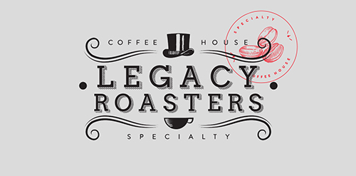 Legacy Roasters Coffee House Logo Design