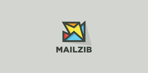 现代简约风格的Mailzib品牌logo设计