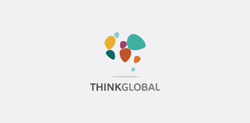 ThinkGlobal Logo设计:全球思维的视觉表达