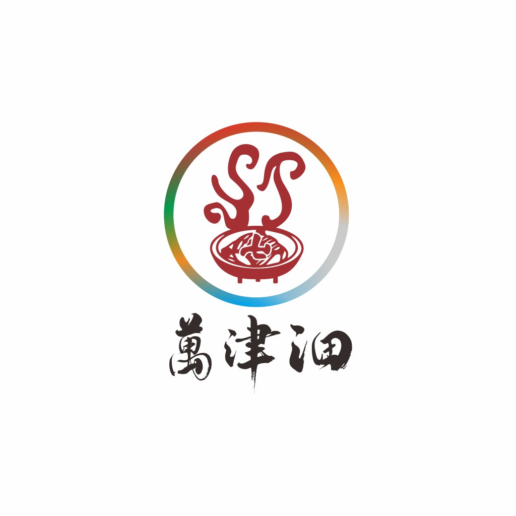 中式美食logo设计