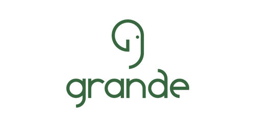 简约大象logo设计