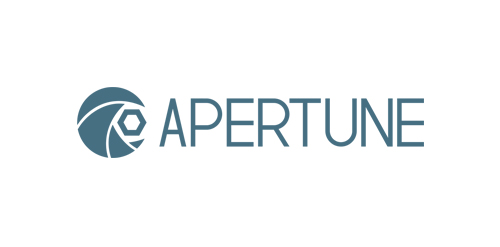 Apertune Logo设计：简洁科技风格