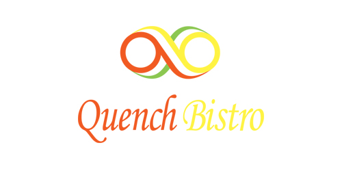 Quench Bistro Logo设计:无限循环的视觉美感