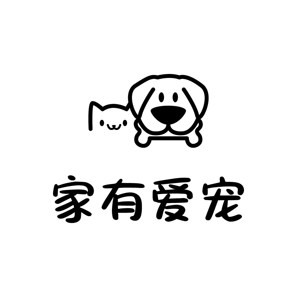 宠物店logo设计：萌宠相伴，温馨家庭