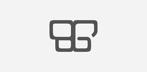 简约几何图形logo设计