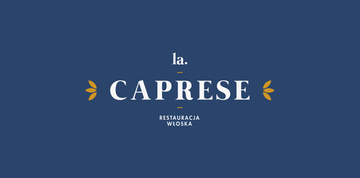 Caprese Logo设计：优雅意大利餐厅品牌标识