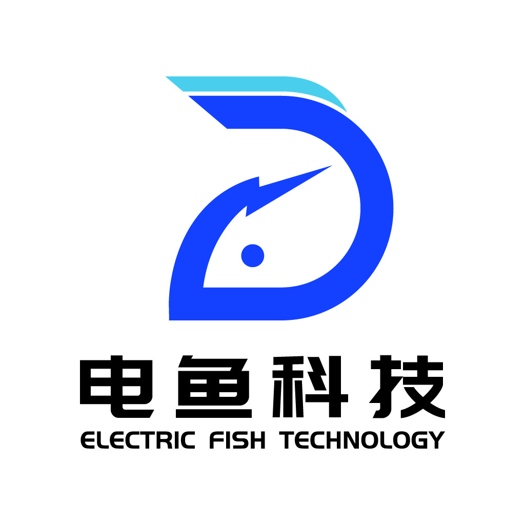 电鱼科技logo设计