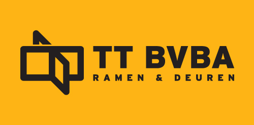 TT BVBA logo设计:简洁明了的窗框标志