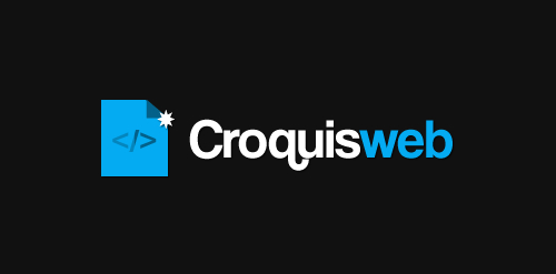 Croquisweb logo设计:简洁现代的网页设计公司标识