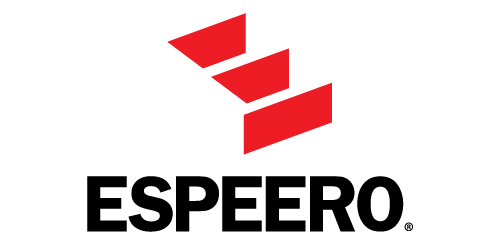 红色箭头设计的ESPEERO品牌logo设计