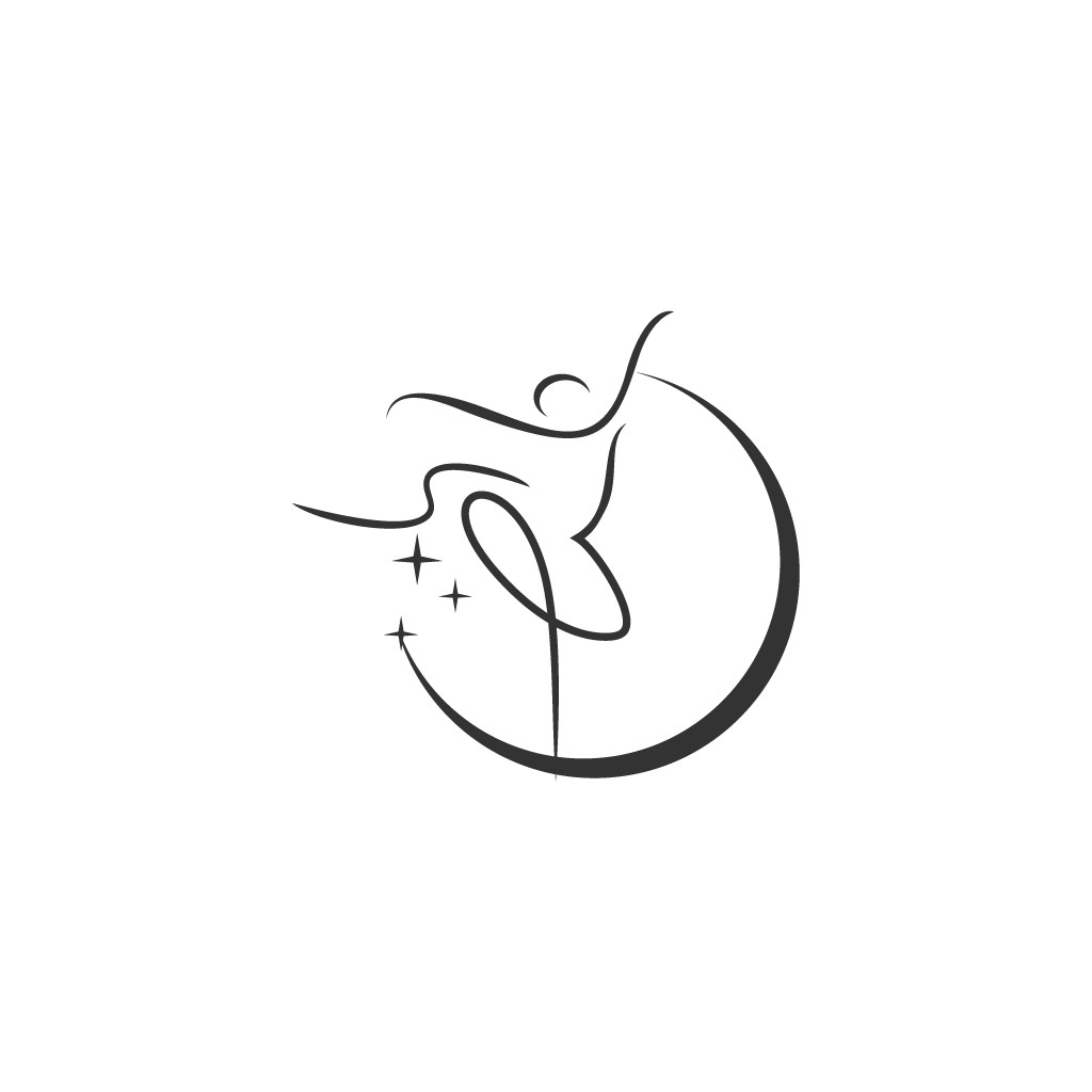 舞动星月logo设计