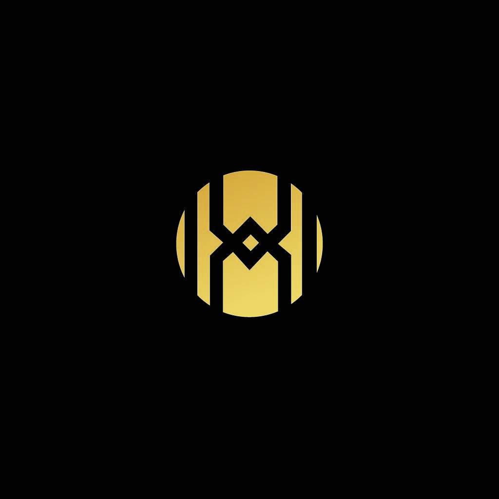 简约几何风格的logo设计