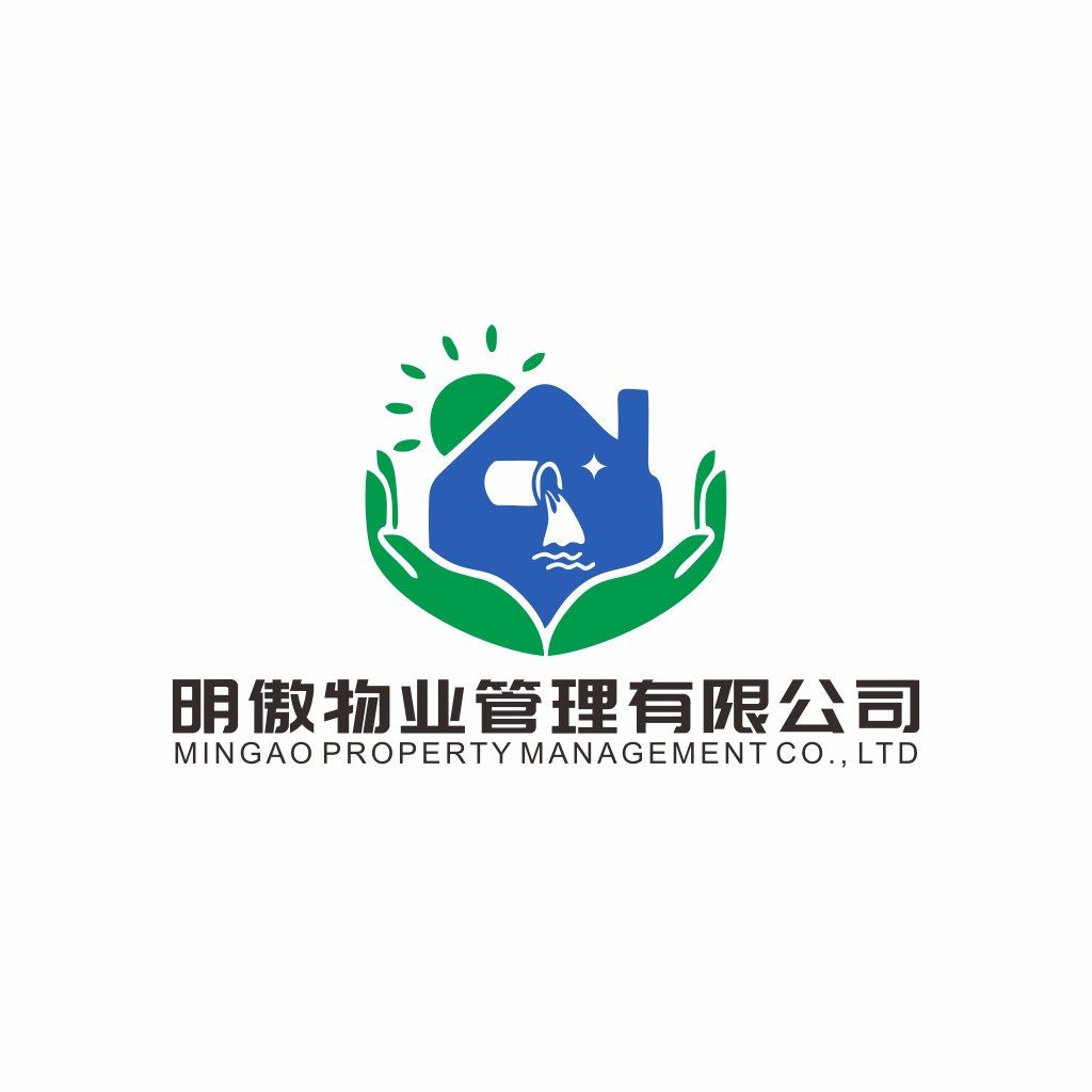 物业管理和环保主题的logo设计