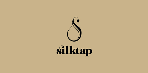 简约时尚的'SilkTap'品牌logo设计