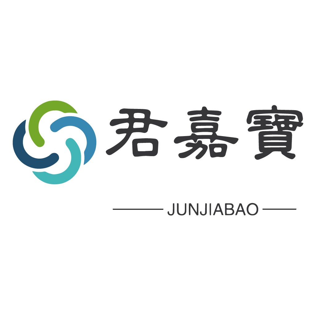 简约现代风格的JUNJIA宝logo设计