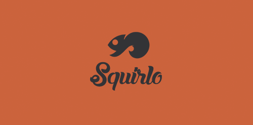 Squirro logo设计:简约动物形象