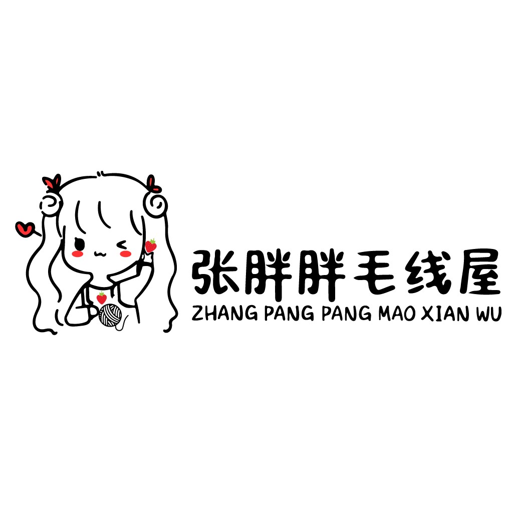 张胖胖毛线屋logo设计