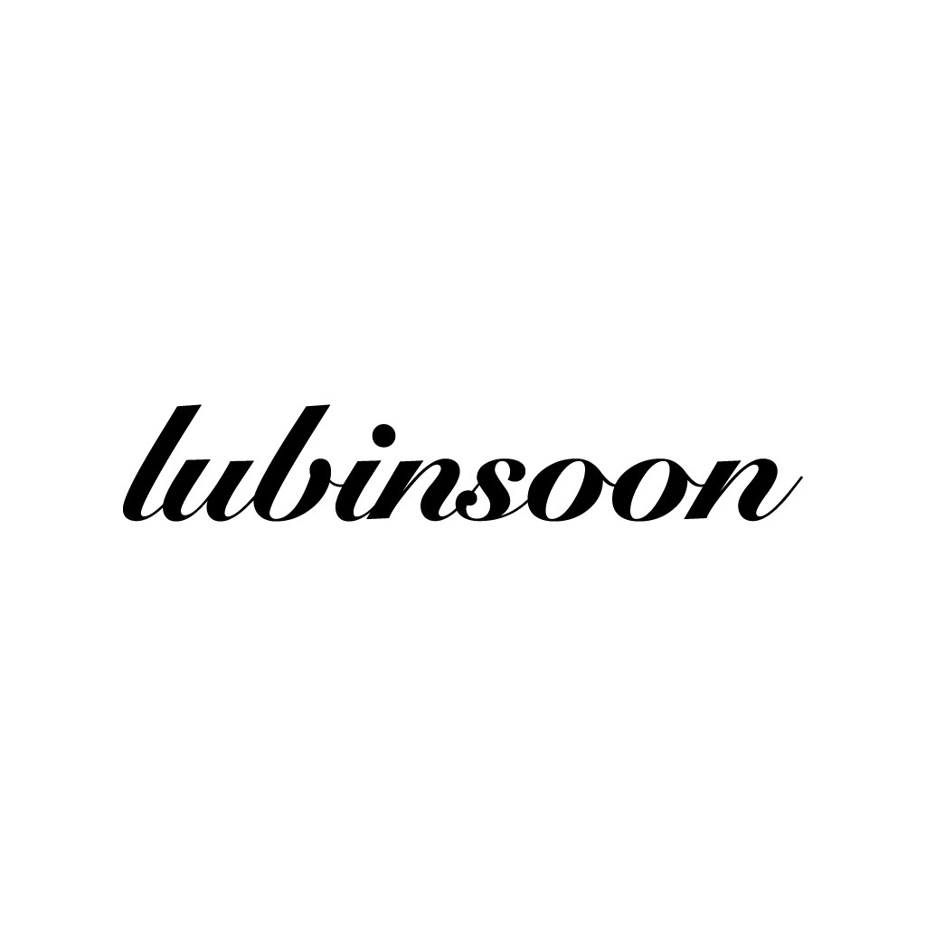 简约时尚的lubinsoon字体logo设计