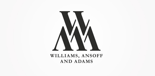 简约现代风格的Williams Ansoff and Adams Logo设计