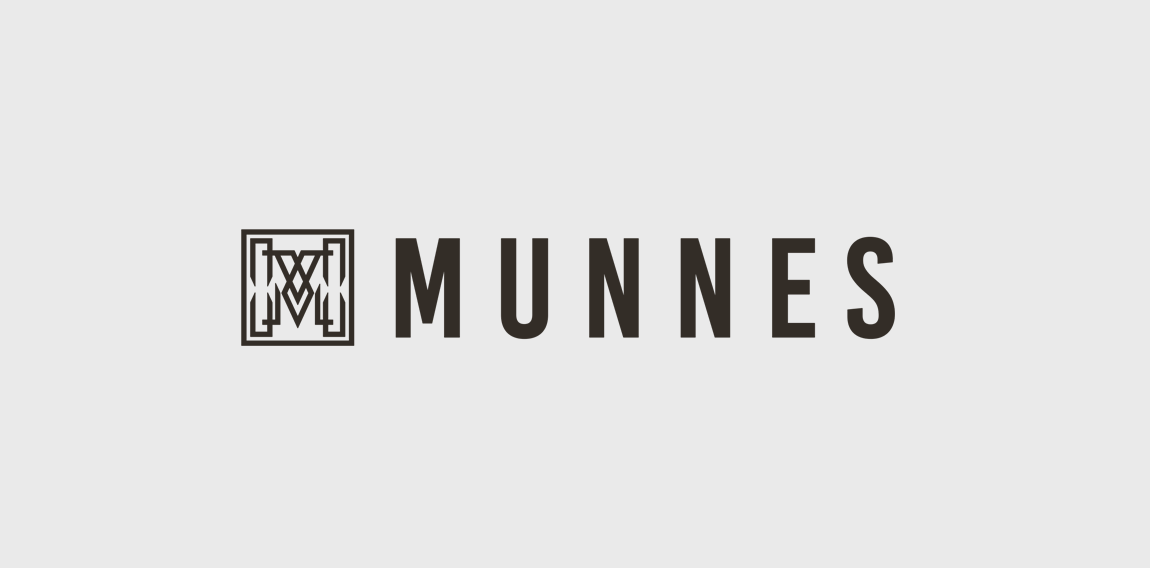 简约现代风格的MUNNES品牌logo设计