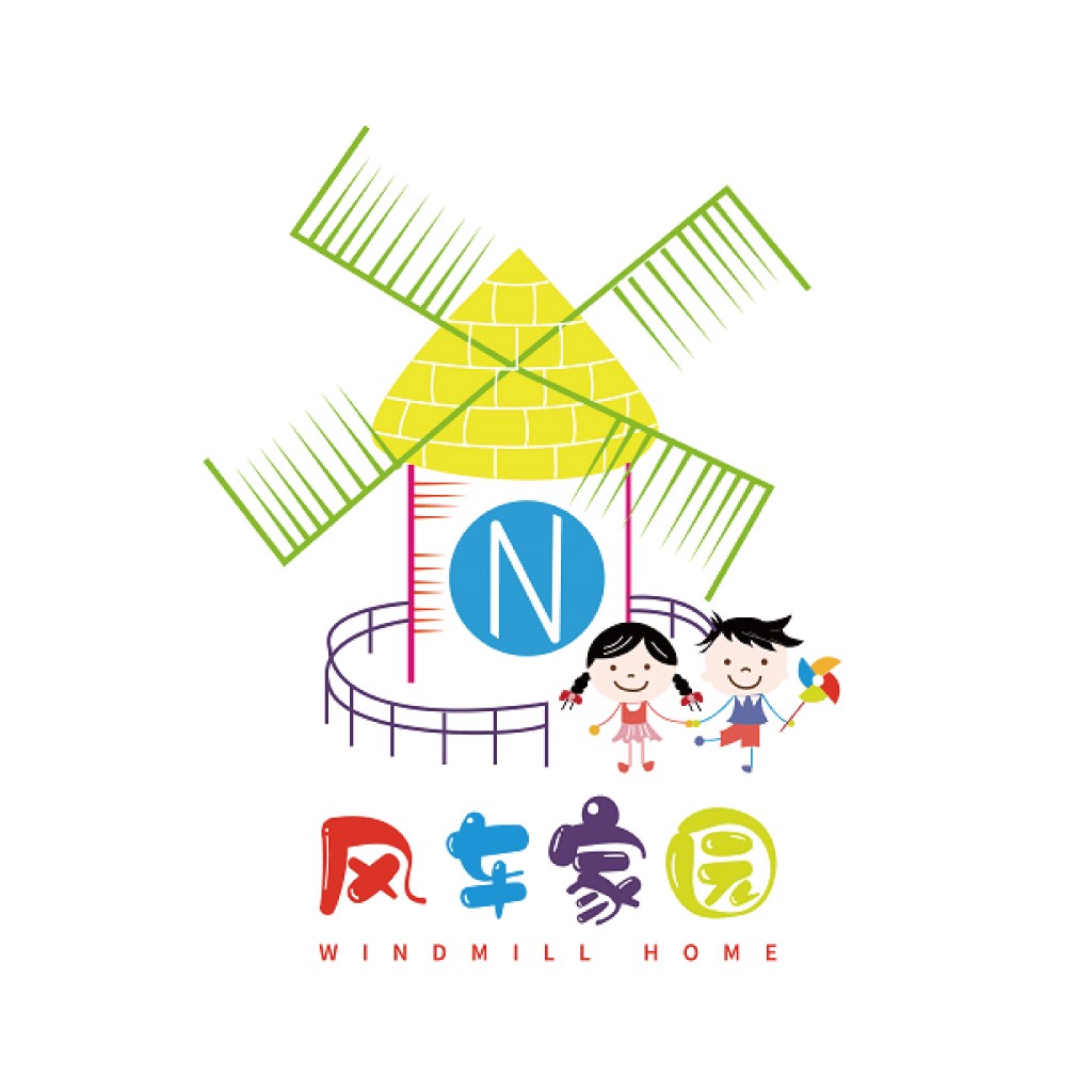 风车乐园logo设计