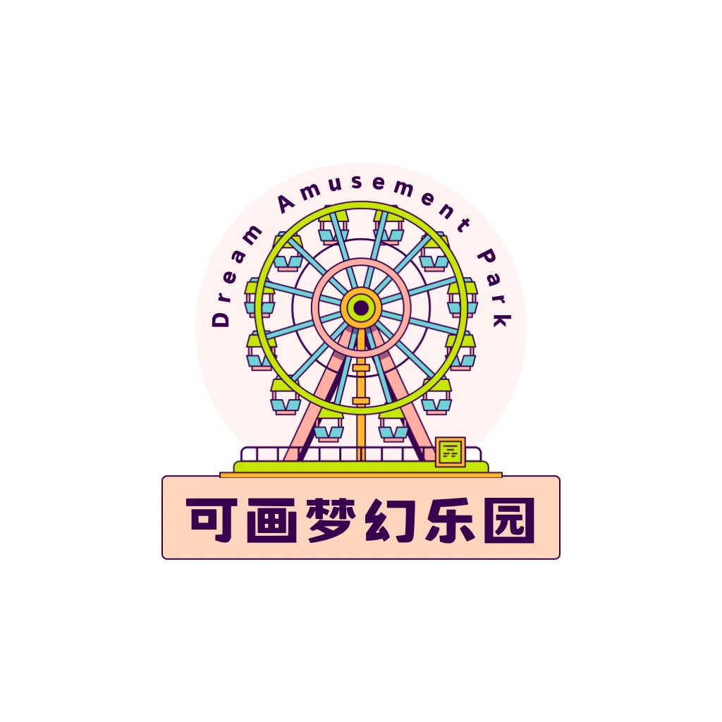 梦幻乐园logo设计
