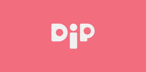 简约现代的DiP字母logo设计