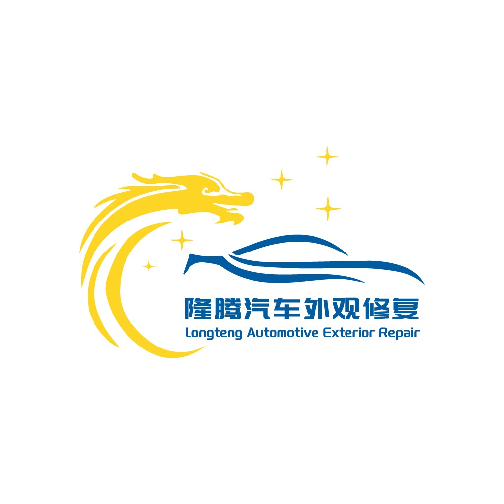 龙腾汽车外观修复logo设计