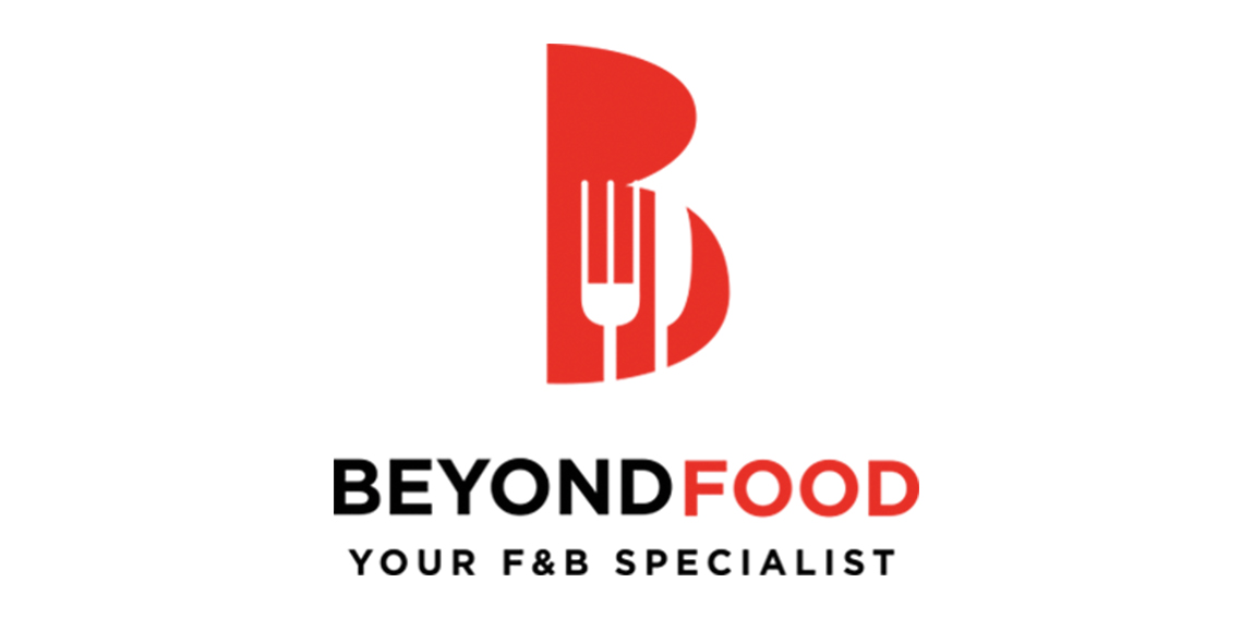 红色叉子与碗logo设计