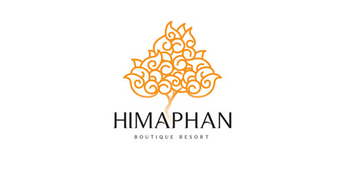 HIMAPHAN Logo设计:奢华度假胜地标识