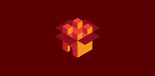 立方体盒子logo设计