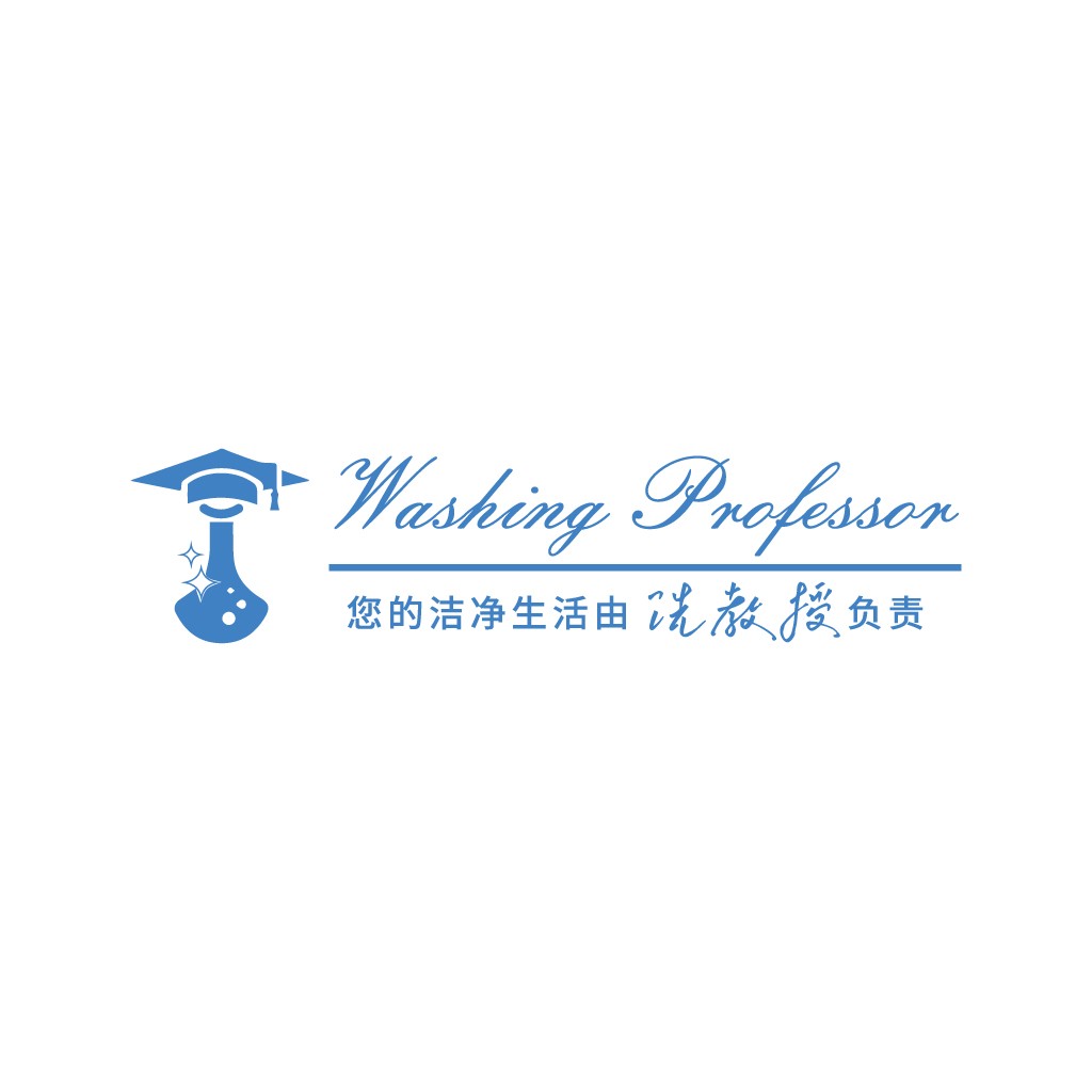 Washing Professor Logo Design