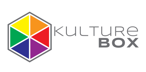 Kulture Box Logo设计:六边形色彩创意