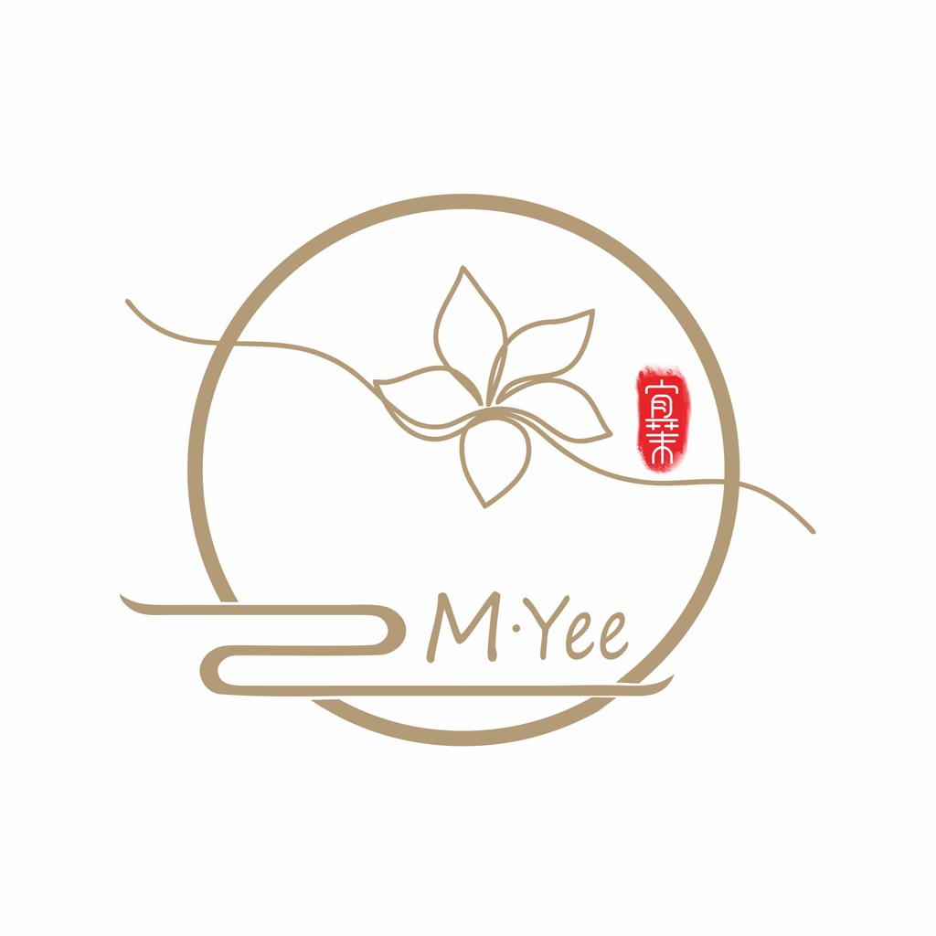 简约中式风格M·Yee品牌logo设计