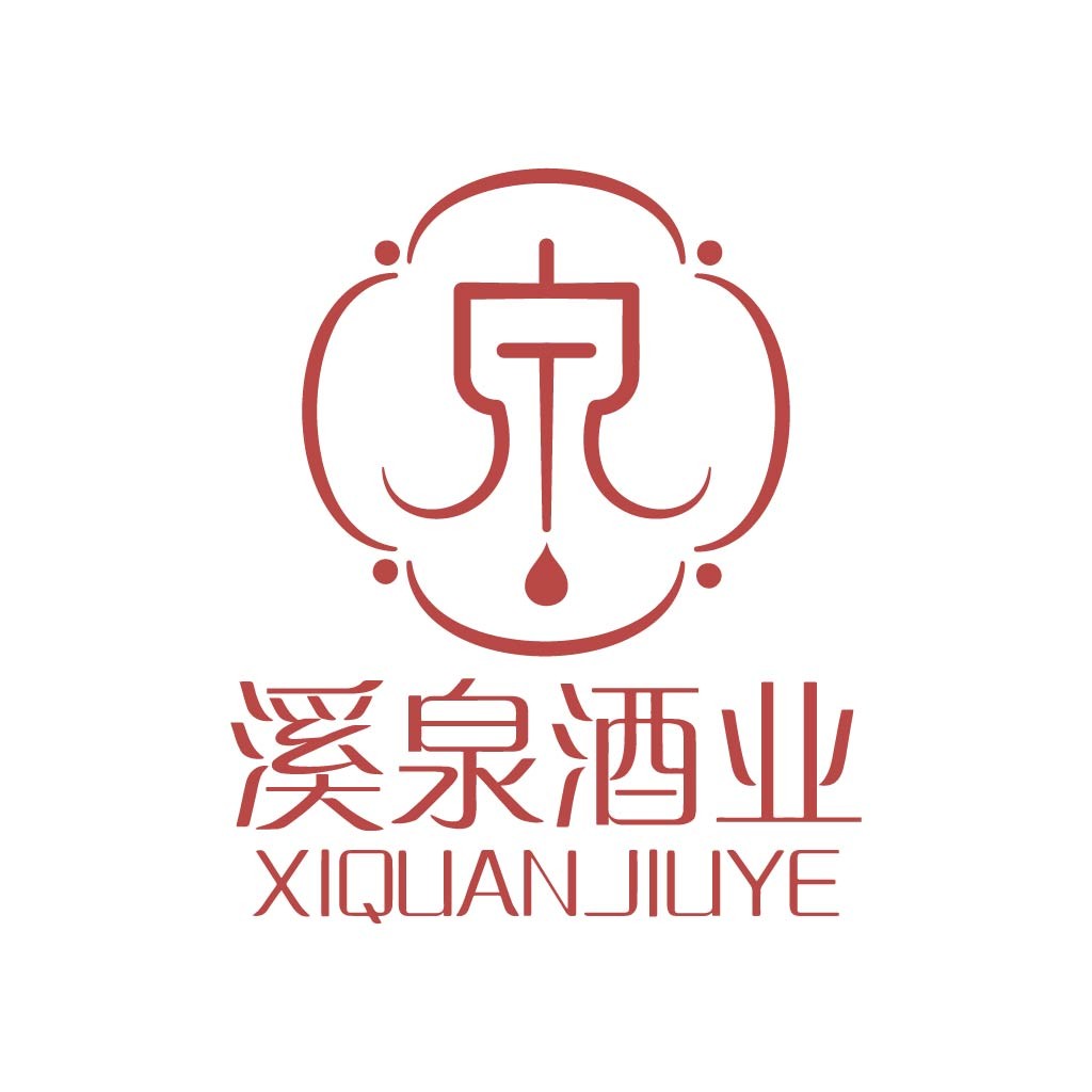 红润优雅的酒文化logo设计