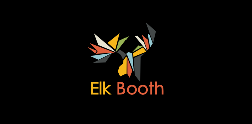 创意多色几何风格Elk Booth Logo设计
