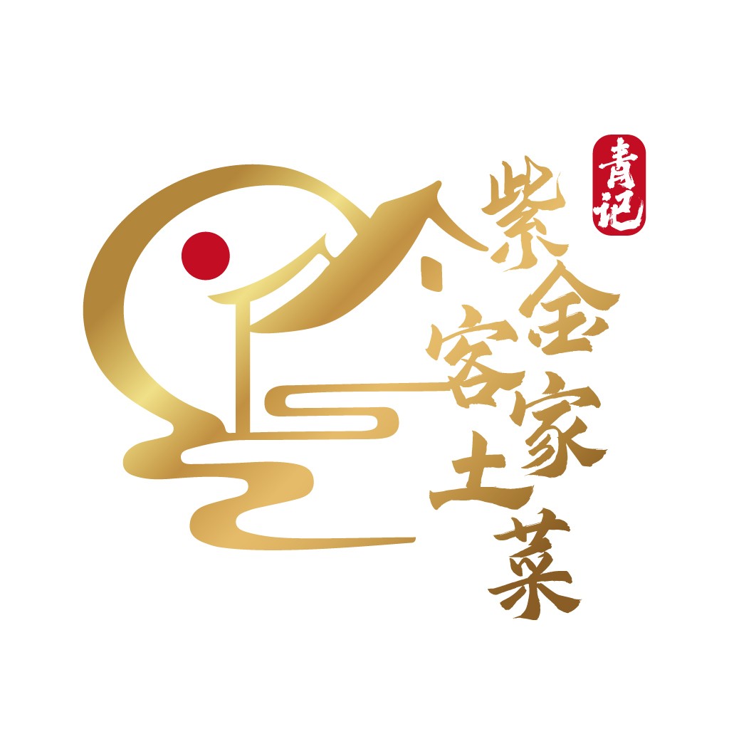 金色鱼形logo设计
