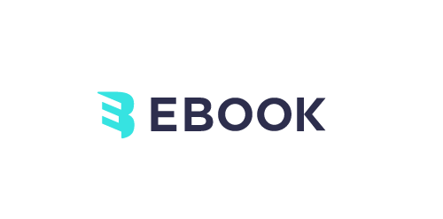 简约现代EBOOKO书本标志设计