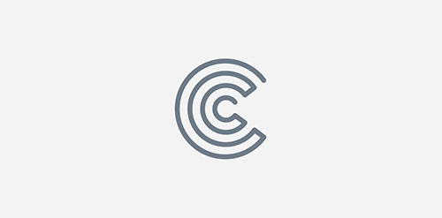 简约线条字母C logo设计