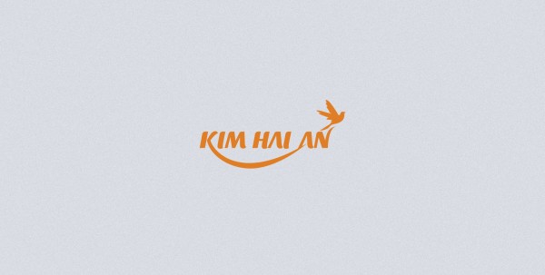 简洁优雅的KIM HAI AN logo设计
