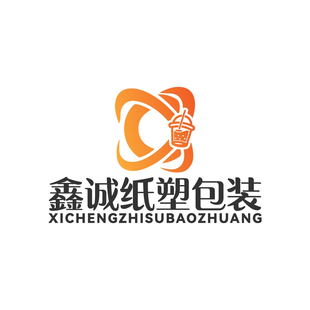 创意橙色饮品logo设计