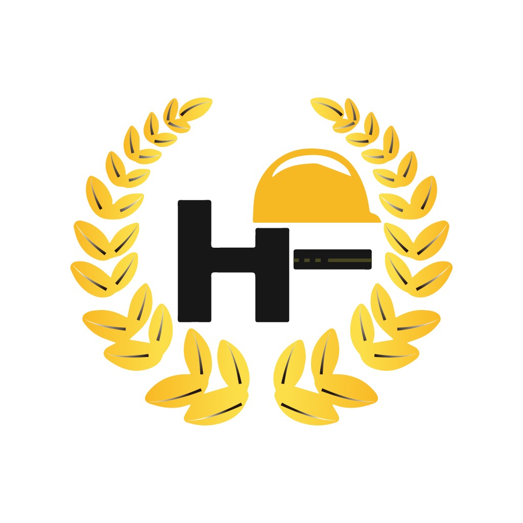 建筑行业荣誉徽章logo设计