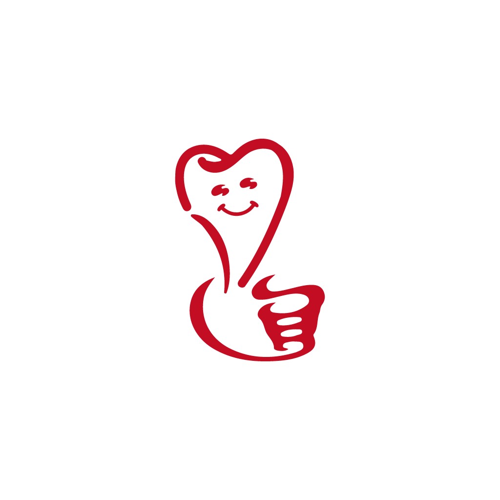 微笑牙齿logo设计：口腔健康品牌标识