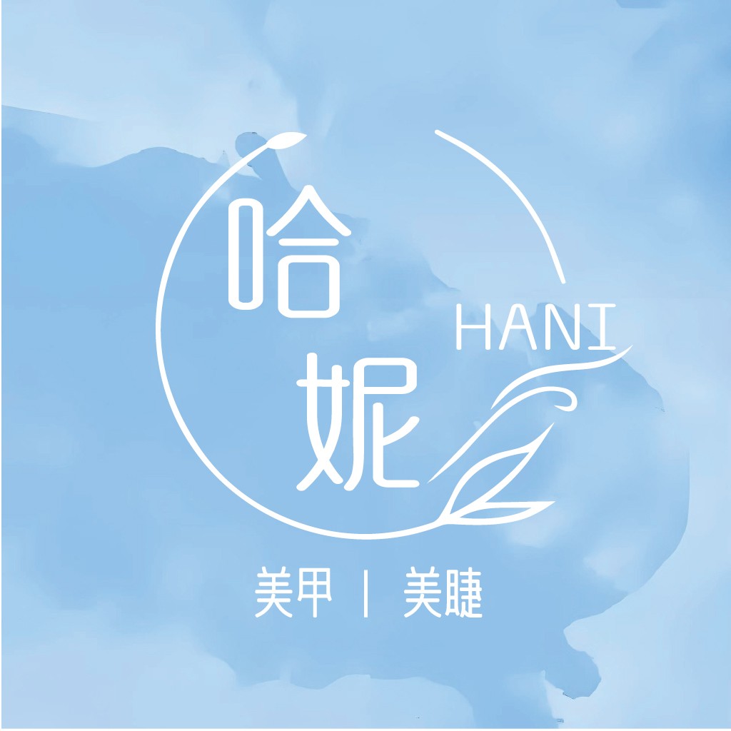清新简约美甲美睫logo设计