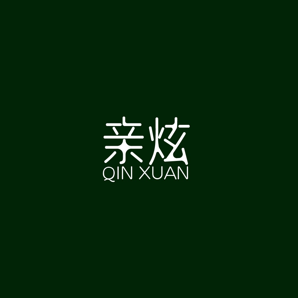 简约优雅的QIN XUAN LOGO设计