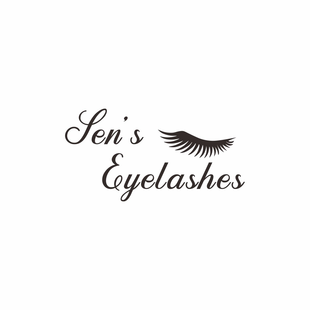 Sen's Eyelashes Logo Design