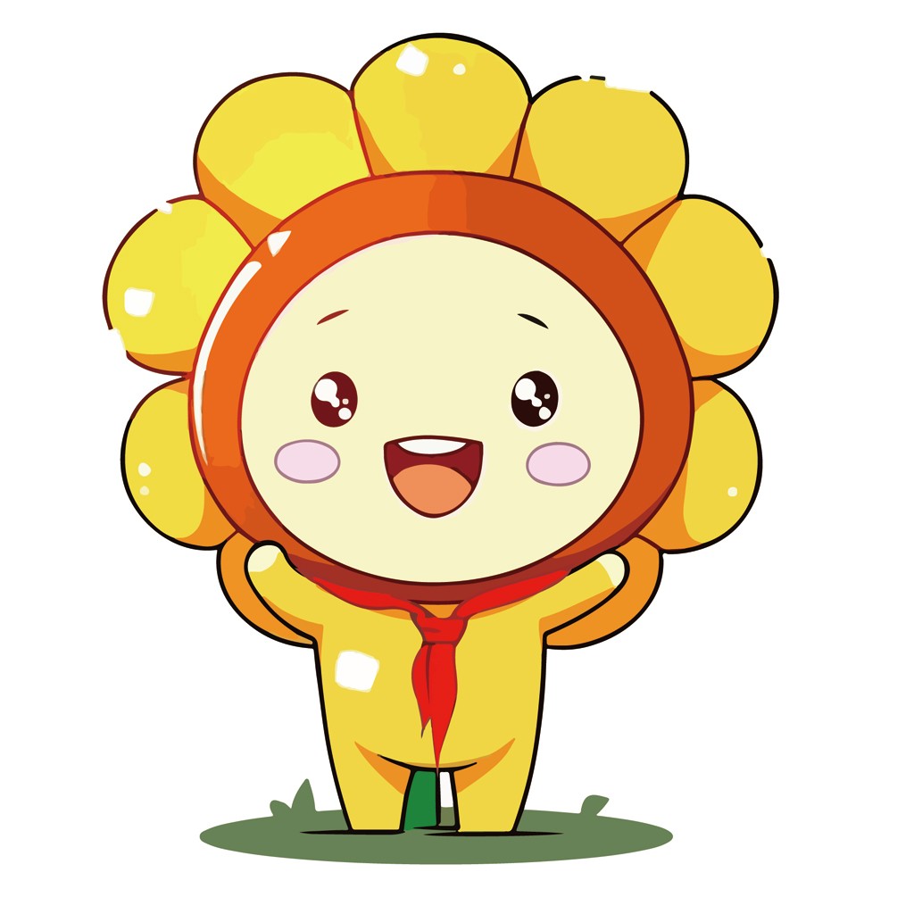 卡通狮子头像logo设计