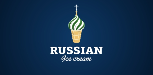 俄罗斯冰淇淋Logo设计