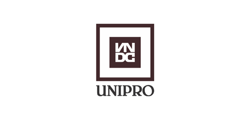 简约方框风格UNIPRO logo设计